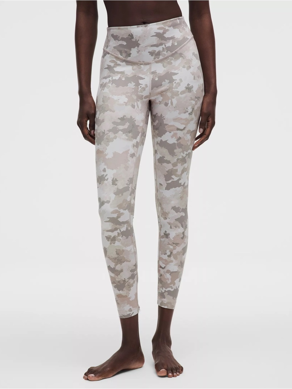 🆕 Lululemon Wunder Train HR Tight • 25” • Grey Camo • Sz 10